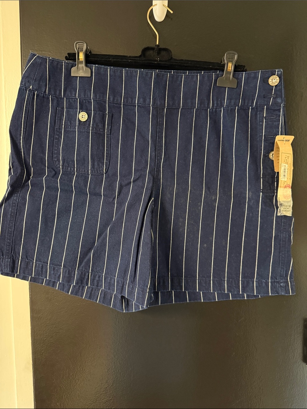 Ralph Lauren Shorts Womens  Blue Classic Denim shorts  Retro
